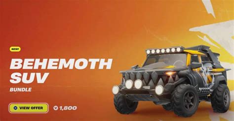 suv fortnite|How to get Behemoth SUV in Fortnite Chapter 5 Season 3